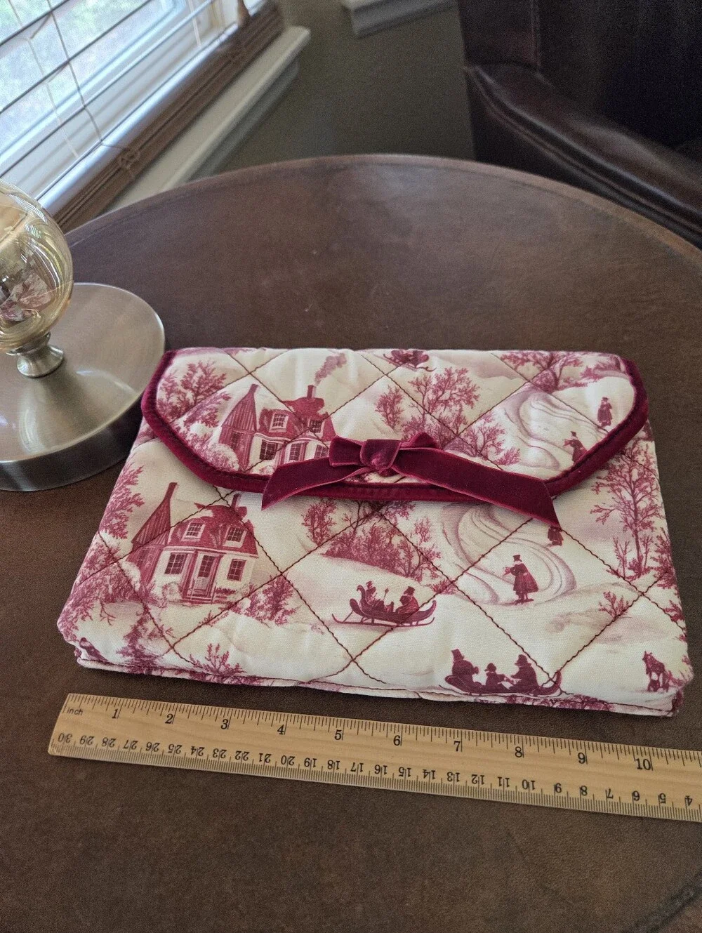 Paper Source Toile Winter Scene Book Cover